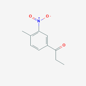 molecular formula C10H11NO3 B109130 1-(4-Methyl-3-nitrophenyl)propan-1-one CAS No. 50630-41-6