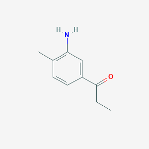 molecular formula C10H13NO B109148 1-(3-Amino-4-methylphenyl)propan-1-one CAS No. 103028-85-9