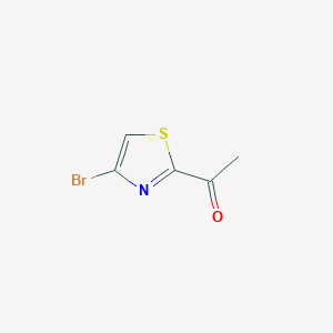 molecular formula C5H4BrNOS B109149 1-(4-Bromothiazol-2-YL)ethanone CAS No. 208264-53-3