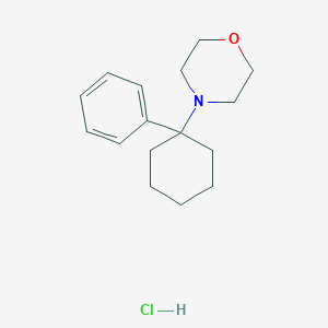 molecular formula C16H24ClNO B109158 1-(1-Phenylcyclohexyl)morpholine hydrochloride CAS No. 1934-49-2
