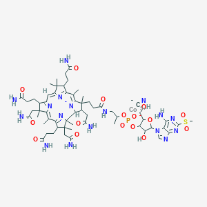 molecular formula C60H85CoN17O16PS B010916 2-Methylsulfonyladenylcobamide CAS No. 107672-06-0