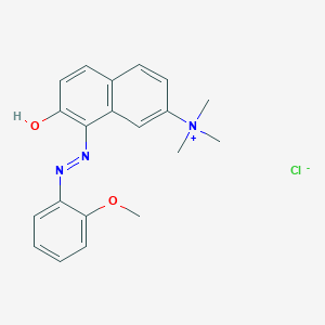 molecular formula C20 H22 N3 O2 . Cl B109182 Basic red 76 CAS No. 68391-30-0