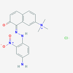 molecular formula C19 H20 N5 O3 . Cl B109185 Basic brown 17 CAS No. 68391-32-2