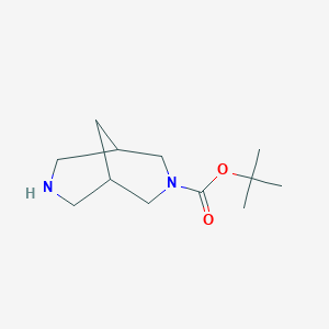 molecular formula C12H22N2O2 B109196 tert-Butyl 3,7-diazabicyclo[3.3.1]nonane-3-carboxylate CAS No. 227940-72-9