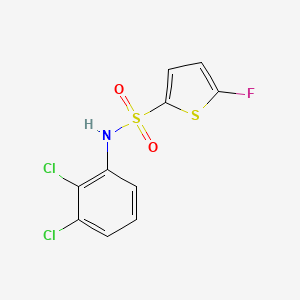molecular formula C10H6Cl2FNO2S2 B10919911 N-(2,3-Dichlorophenyl)-5-fluorothiophene-2-sulfonamide 