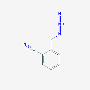 B109202 2-(Azidomethyl)benzonitrile CAS No. 40508-03-0