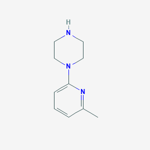 molecular formula C10H15N3 B109231 1-(6-甲基吡啶-2-基)哌嗪 CAS No. 55745-89-6
