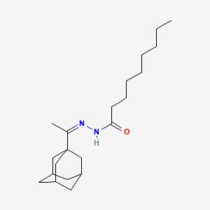 molecular formula C21H36N2O B10923600 N'~1~-[(Z)-1-(1-Adamantyl)ethylidene]nonanohydrazide 