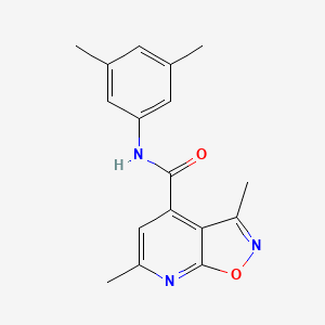 molecular formula C17H17N3O2 B10923731 N-(3,5-dimethylphenyl)-3,6-dimethyl[1,2]oxazolo[5,4-b]pyridine-4-carboxamide 