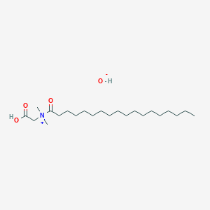 molecular formula C22H44NO3+ B109253 (Carboxymethyl)dimethyl(1-oxooctadecyl)ammonium hydroxide CAS No. 66451-68-1