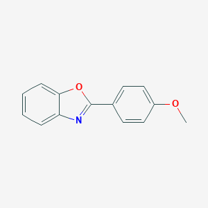 molecular formula C14H11NO2 B109272 2-(4-甲氧基苯基)-1,3-苯并噁唑 CAS No. 838-34-6