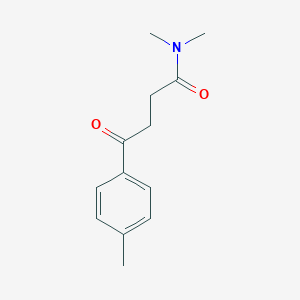 molecular formula C13H17NO2 B109276 N,N-二甲基-4-氧代-4-(对甲苯基)丁酰胺 CAS No. 402470-91-1
