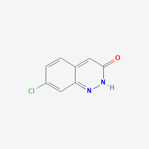 molecular formula C8H5ClN2O B010929 7-Chlorocinnolin-3-ol CAS No. 101494-93-3