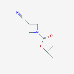 molecular formula C9H14N2O2 B109312 1-Boc-3-cyanoazetidine CAS No. 142253-54-1