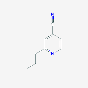 molecular formula C9H10N2 B109319 2-Propylisonicotinonitrile CAS No. 33744-19-3