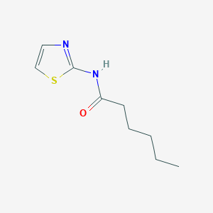 molecular formula C9H14N2OS B10935163 N-(1,3-thiazol-2-yl)hexanamide 