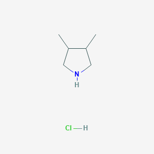 molecular formula C6H14ClN B109353 3,4-Dimethylpyrrolidine hydrochloride CAS No. 742100-61-4