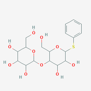 molecular formula C₁₈H₂₆O₁₀S B109364 Phenyl 4-o-hexopyranosyl-1-thiohexopyranoside CAS No. 5329-58-8