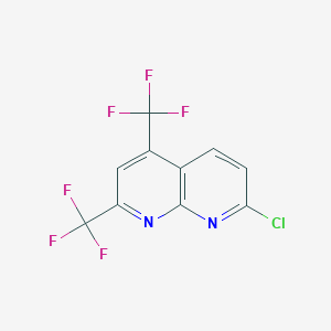 7-Chloro-2,4-bis(trifluoromethyl)-1,8-naphthyridine