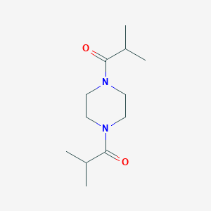 molecular formula C12H22N2O2 B109397 Piperazine, 1,4-diisobutyryl- CAS No. 18940-58-4
