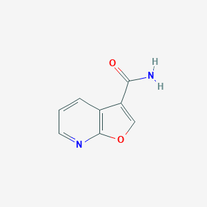 molecular formula C8H6N2O2 B010940 Furo[2,3-b]pyridine-3-carboxamide CAS No. 109274-98-8