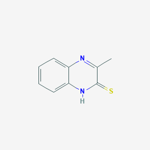 molecular formula C9H8N2S B109401 3-Methylquinoxaline-2-thiol CAS No. 58773-29-8