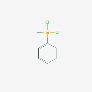 molecular formula C7H8Cl2Si B109416 Dichloro(methyl)phenylsilane CAS No. 149-74-6