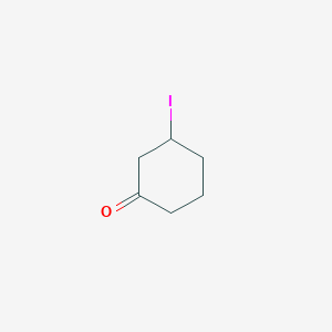 molecular formula C6H9IO B109423 3-Iodocyclohexan-1-one CAS No. 62784-61-6