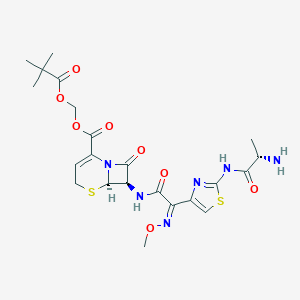 molecular formula C₂₂H₂₈N₆O₈S₂ B109428 Unii-3MM3320ljn CAS No. 135821-54-4