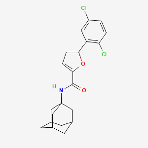 molecular formula C21H21Cl2NO2 B10944079 N-(1-Adamantyl)-5-(2,5-dichlorophenyl)-2-furamide 