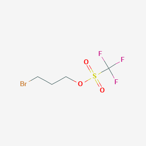 molecular formula C4H6BrF3O3S B010947 3-Bromopropyl trifluoromethanesulfonate CAS No. 103935-48-4