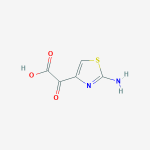 molecular formula C5H4N2O3S B109501 2-(2-Aminothiazol-4-yl)-2-oxoacetic acid CAS No. 73150-67-1