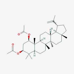 molecular formula C34H54O4 B109503 3-Epiglochidiol diacetate 