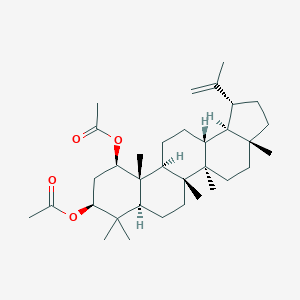 molecular formula C34H54O4 B109503 3-Epiglochidiol diacetate CAS No. 6587-37-7