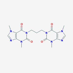 molecular formula C17H20N8O4 B109509 Bisdionin C CAS No. 74857-22-0