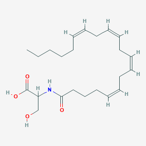 molecular formula C23H37NO4 B109523 N-Arachidonoyl-L-Serine CAS No. 187224-29-9