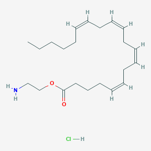 molecular formula C22H38ClNO2 B109534 Virodhamine hydrochloride CAS No. 443129-35-9