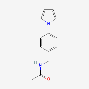 molecular formula C13H14N2O B10954067 N-[4-(1H-pyrrol-1-yl)benzyl]acetamide 