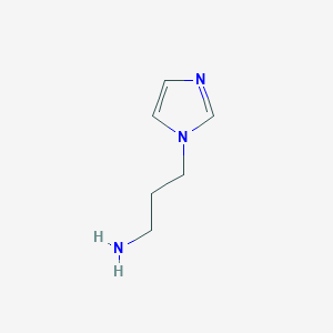 molecular formula C6H11N3 B109541 1-(3-Aminopropyl)imidazole CAS No. 5036-48-6