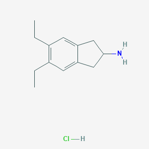 5,6-diethyl-2,3-dihydro-1H-inden-2-amine Hydrochloride