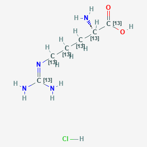molecular formula C6H15ClN4O2 B109566 L-Arginine-13C6 hydrochloride CAS No. 201740-91-2