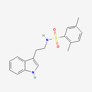 molecular formula C18H20N2O2S B10961314 N-[2-(1H-indol-3-yl)ethyl]-2,5-dimethylbenzenesulfonamide 
