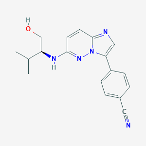 4-(6-{[(1s)-1-(Hydroxymethyl)-2-Methylpropyl]amino}imidazo[1,2-B]pyridazin-3-Yl)benzonitrile