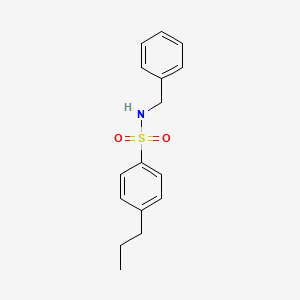 molecular formula C16H19NO2S B10963484 N-benzyl-4-propylbenzenesulfonamide 