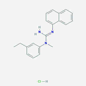 molecular formula C20H22ClN3 B109636 Aptiganel Hydrochloride CAS No. 137160-11-3