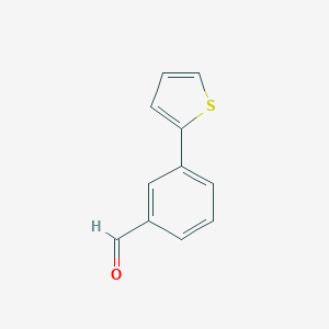 molecular formula C11H8OS B010964 3-(2-Thienyl)benzaldehyde CAS No. 103668-99-1