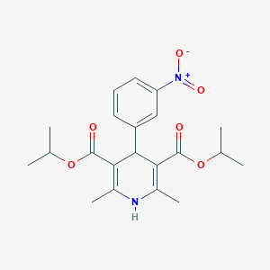 Dipropan-2-yl 2,6-dimethyl-4-(3-nitrophenyl)-1,4-dihydropyridine-3,5-dicarboxylate