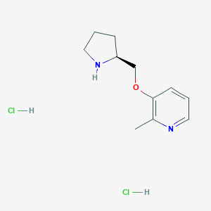 molecular formula C11H18Cl2N2O B109644 Pozanicline hydrochloride CAS No. 161416-61-1