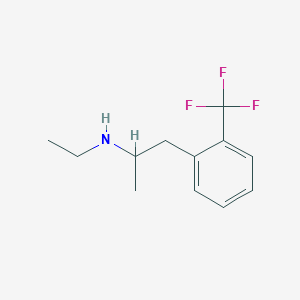 molecular formula C12H16F3N B109652 N-ethyl-1-[2-(trifluoromethyl)phenyl]propan-2-amine CAS No. 172953-70-7