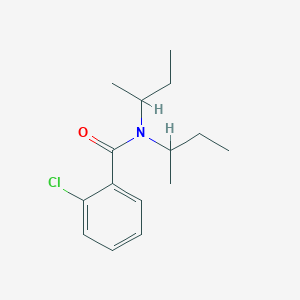 molecular formula C15H22ClNO B10965875 N,N-di(butan-2-yl)-2-chlorobenzamide 